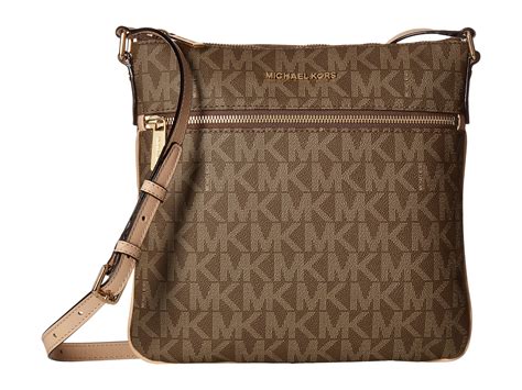 michael kors bedford flat crossbody.